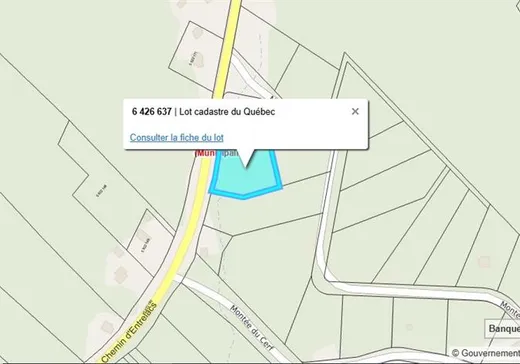 Terrain à vendre -  Ch. d'Entrelacs, Entrelacs, J0T 2E0