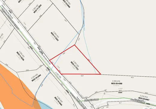 Terrain à vendre -  Av. Nicolas-Perrot, Bécancour, G9H3C4