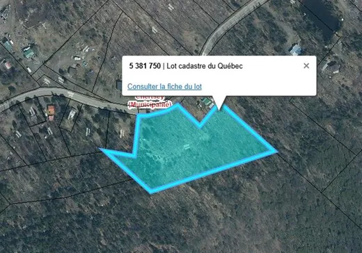 Terrain à vendre -  Route 335, Chertsey, J0K3T0