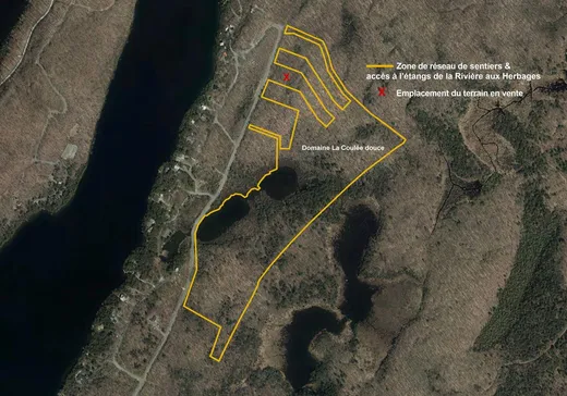 Terrain à vendre -  Ch. Simoneau, Orford, J1X 6T8