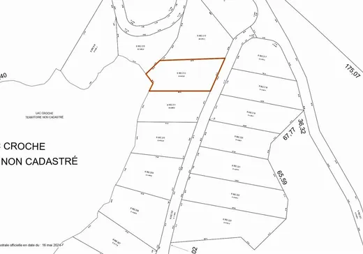 Terrain à vendre -  Rue Non Disponible-Unavailable, Ste-Thecle, G0X 3G0