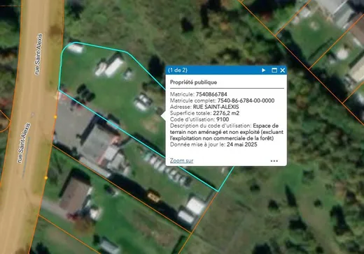 Terrain à vendre -  Rue St-Alexis, Gatineau, J8T1B4