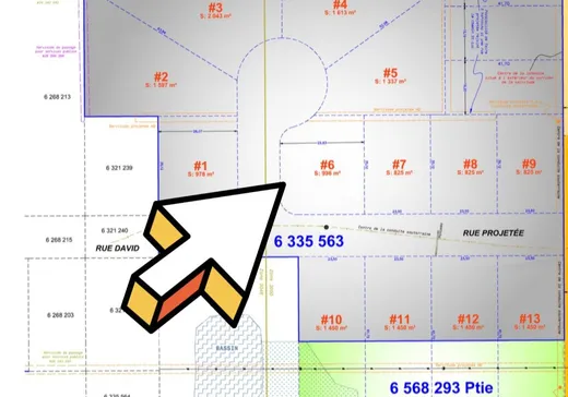 Land for sale -  Rue David, Rouyn-Noranda, J9X6N2