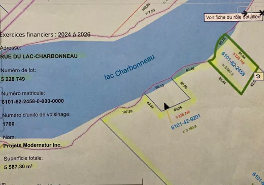 Terrain à vendre - Rue du Senti Rue du Sentier-du-Bouleau, Mandeville, J0L 1L0