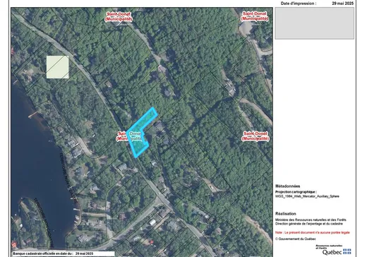 Terrain à vendre -  Ch. du Lac-Blanc, St-Donat-De-Montcalm, J0T2C0