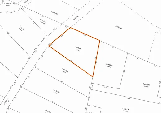 Terrain à vendre -  Rue du Coteau-des-Érables, Gore, J0V 1K0