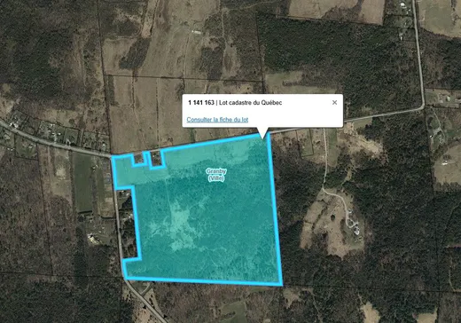 Terrain à vendre - 175-205 Rue Bruce, Granby, J2H 0P5