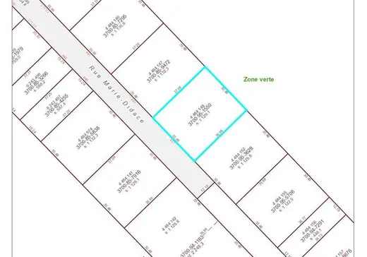 Terrain à vendre - 37 Rue Marie-Didace, Massueville, J3P 0J5