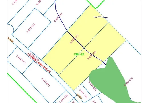 Terrain à vendre -  Ch. Lamoureux, Ste-Julienne, J0K 2T0