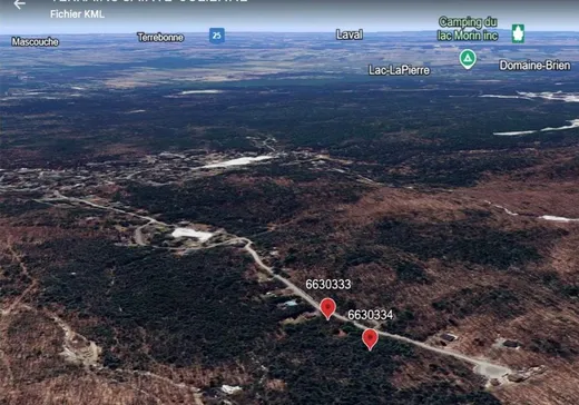 Terrain à vendre -  Ch. Lamoureux, Ste-Julienne, J0K 2T0