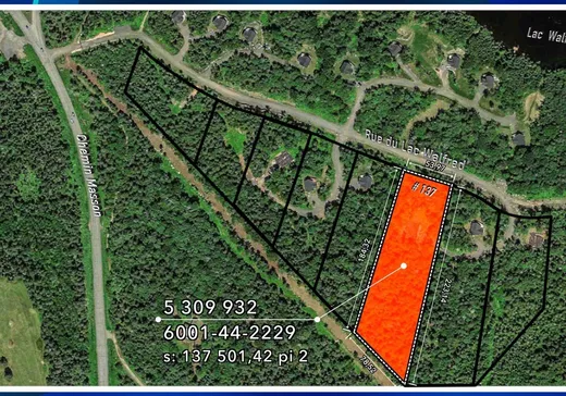 Terrain à vendre - 137 Rue du Lac-Walfred S., Sainte-Marguerite-du-Lac-Masson, J0T1L0