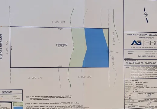 Land for Sale -  Rue des Trilliums, Gore, J0V 1K0