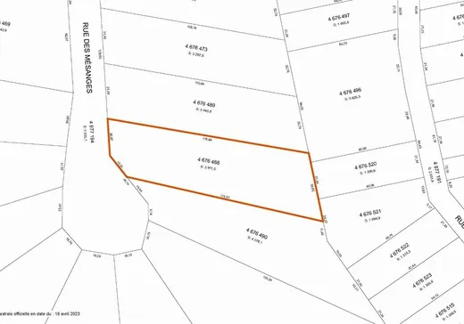 Land for Sale -  Rue des Mésanges, Brownsburg-Chatham, J8G 2M6