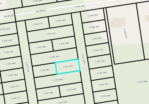 Land for Sale -  Rue Massie, Bellefeuille, J5L 2N6