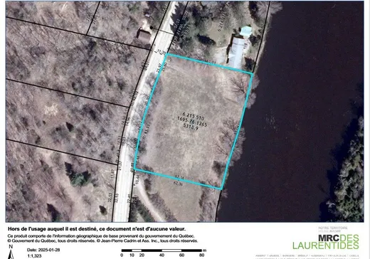 Land for Sale -  Ch. de la Rouge, Huberdeau, J0T 1G0