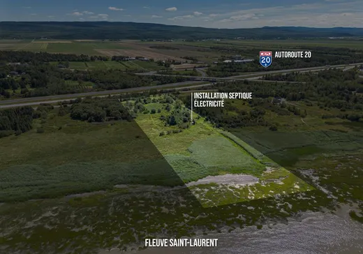 Terrain à vendre - 540 Ch. des Berges, Saint-Roch-Des-Aulnaies, G0R 4E0