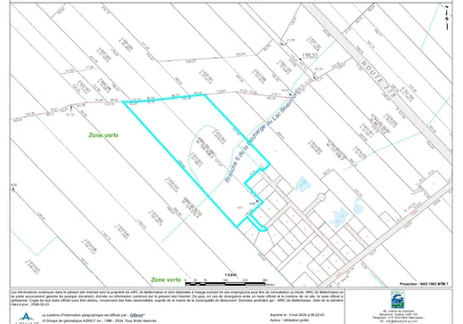 Terrain à vendre - 35 Rue Livaudière, Beaumont, G0R 1C0