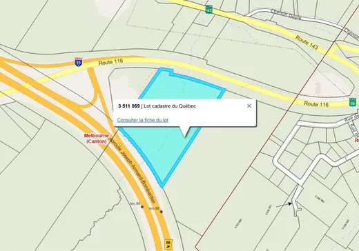 Land for Sale - 222 Route 116, Richmond, J0B 2B0
