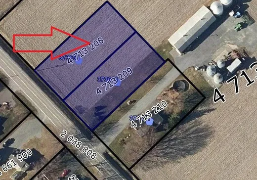 Land for Sale -  Grand rg St-François, Saint-Hyacinthe, J2T 5H1