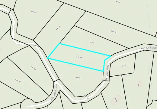 Terrain à vendre -  Rue Hazlett-Hicks, Gore, J0V 1K0