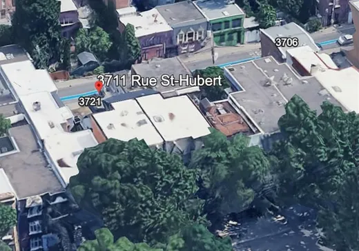 Terrain à vendre - 3711 Rue St-Hubert, Montréal (Plateau-Mont-Royal), H2L3Z9