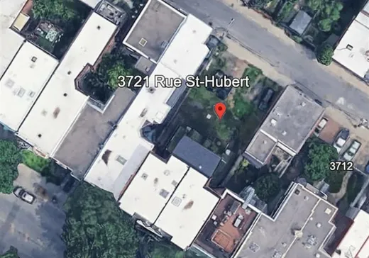 Terrain à vendre - 3717 Rue St-Hubert, Montréal (Plateau-Mont-Royal), H2L 3Z9