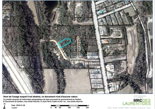Terrain à vendre -  Rue Amanda-Meunier, Mont-Tremblant, J0T 1H0