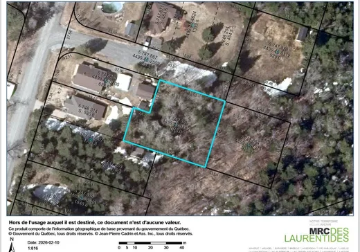 Terrain à vendre -  Rue Clément, Sainte-Agathe-des-Monts, J8C2Z7