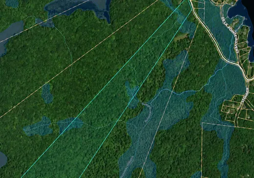 Terrain à vendre -  Ch. du Lac-Hughes O., Gore, J0V 1K0