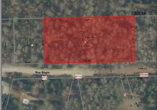 Land for sale -  Rue Bégin, Rivière-Rouge, J0T1T0