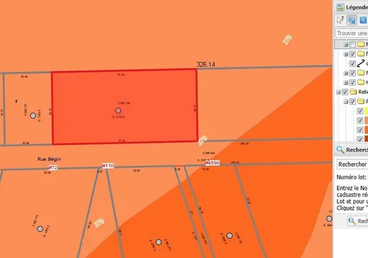 Land for Sale -  Rue Bégin, Rivière-Rouge, J0T 1T0