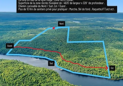 Terrain à vendre -  Route 105, Maniwaki, J9E3A9