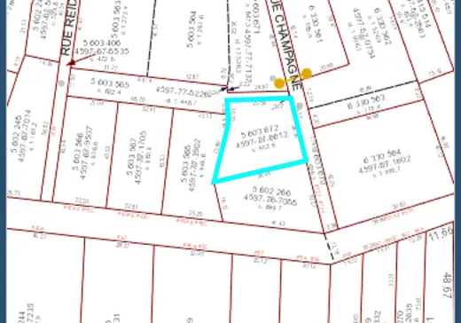 Terrain à vendre -  Rue Champagnat, Bedford, J0J 1A0