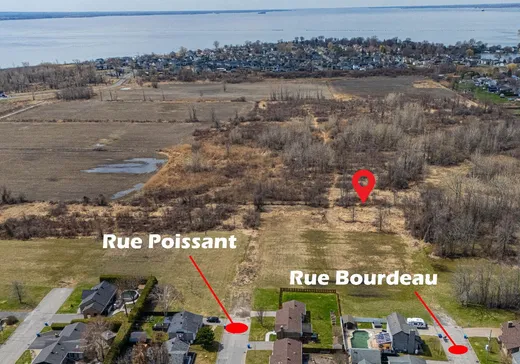 Land for sale -  Rue Bourdeau, Salaberry-de-Valleyfield, J6T6J7