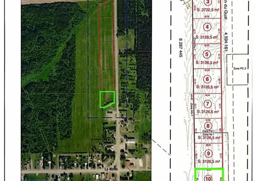Terrain à vendre - 10 Ch. du Quai, La Motte, J0Y 1T0