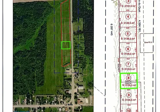 Terrain à vendre - 8 Ch. du Quai, La Motte, J0Y 1T0