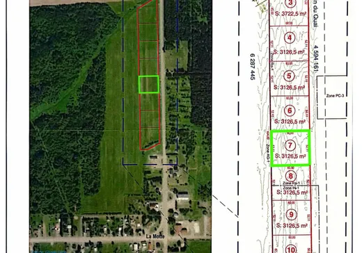 Terrain à vendre - 7 Ch. du Quai, La Motte, J0Y 1T0