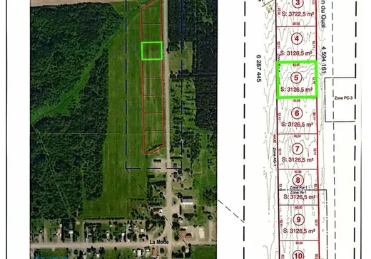 Terrain à vendre - 5 Ch. du Quai, La Motte, J0Y 1T0