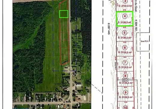 Terrain à vendre - 4 Ch. du Quai, La Motte, J0Y 1T0
