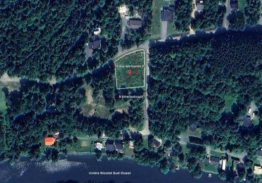 Terrain à vendre - 55 Rue des Grenats O., Kingsey Falls, J0A 1B0