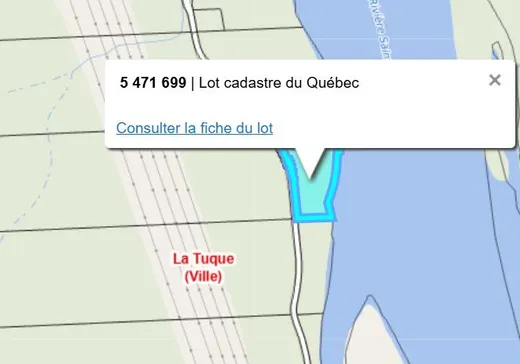 Land for Sale - 1 Rue Bourassa, La Tuque, G9X 0A2