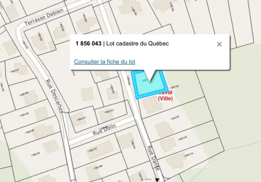 Terrain à vendre - 39 Rue Dante, Laval (Auteuil), H7J 1E2
