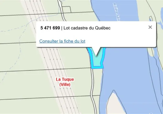 Terrain à vendre - 1 Rue Bourassa, La Tuque, G9X 0A2