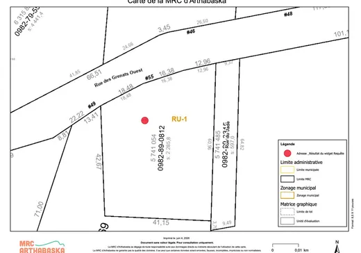 Terrain à vendre - 55 Rue des Grenats O., Kingsey Falls, J0A 1B0