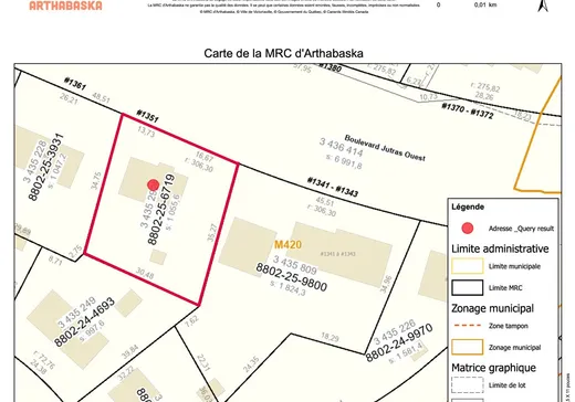 Terrain à vendre - 1351Y Boul. Jutras O., Victoriaville, G6P 7K9
