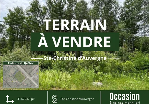 Terrain à vendre - 14 Rg St-Jacques, Sainte-Christine-d'Auvergne, G0A1A0
