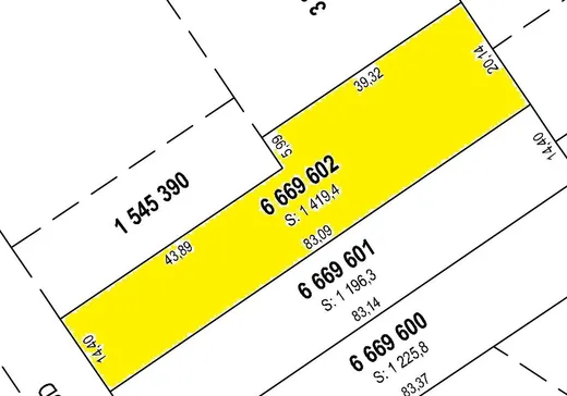 Land for Sale -  Rue Chaignaud, Vaudreuil-Dorion, J7V 1G8