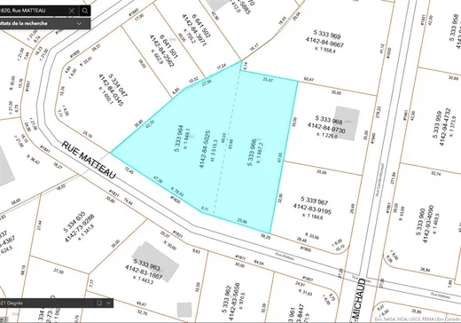 Terrain à vendre - 1820 Rue Matteau, Saint-Paulin, J0K 3G0