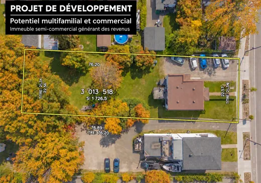 Terrain à vendre - 58 Boul. Ste-Madeleine, Trois-Rivières, G8T 3K8