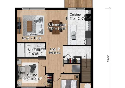 Duplex à vendre - 8271A-8271B 55e Avenue, Laval (Laval-Ouest), H7R 4E4